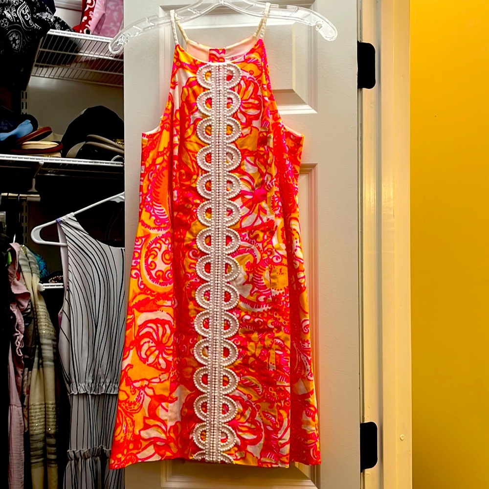 Size 2 Lilly Pulitzer Sea Be Seen Sunshine shift dress
